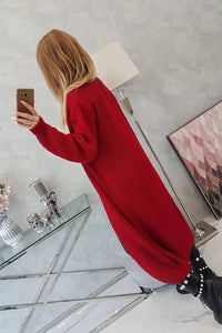 Long cardigan 2019 - 2 / – Red цвет / color | Lexline Fashion
