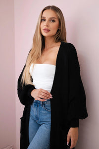 Long cardigan IT - 8 / – Black цвет / color | Lexline Fashion