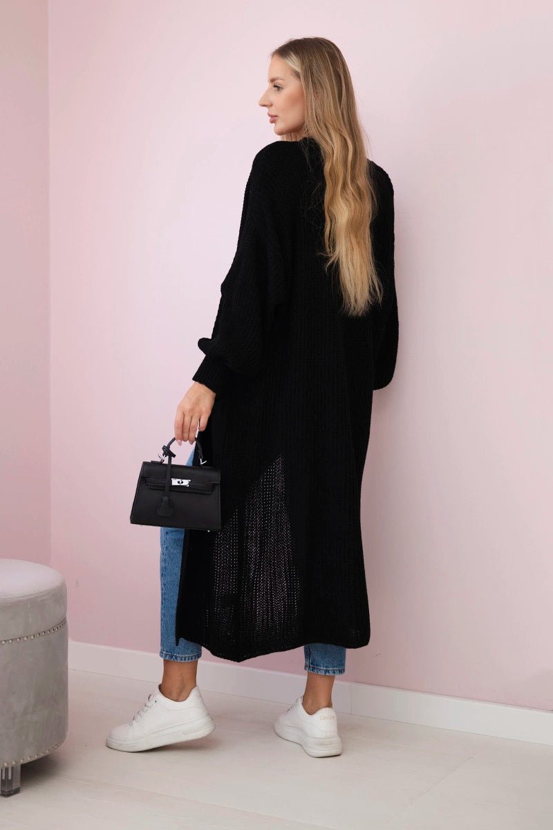 Long cardigan IT - 8 / – Black цвет / color | Lexline Fashion
