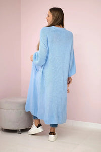 Long cardigan IT - 8 / – Blue цвет / color | Lexline Fashion