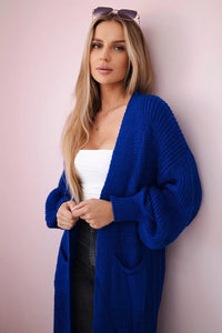 Long cardigan IT - 8 / – Blue cornflower цвет / color | Lexline Fashion