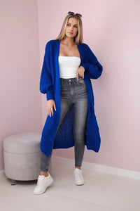 Long cardigan IT - 8 / – Blue cornflower цвет / color | Lexline Fashion