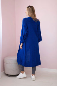 Long cardigan IT - 8 / – Blue cornflower цвет / color | Lexline Fashion