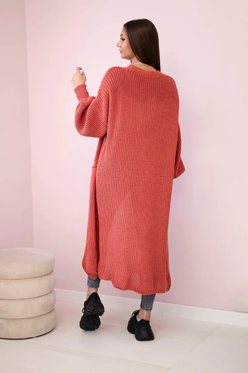 Long cardigan IT - 8 / – Dark || pink цвет / color | Lexline Fashion