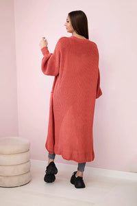 Long cardigan IT - 8 / – Dark || pink цвет / color | Lexline Fashion