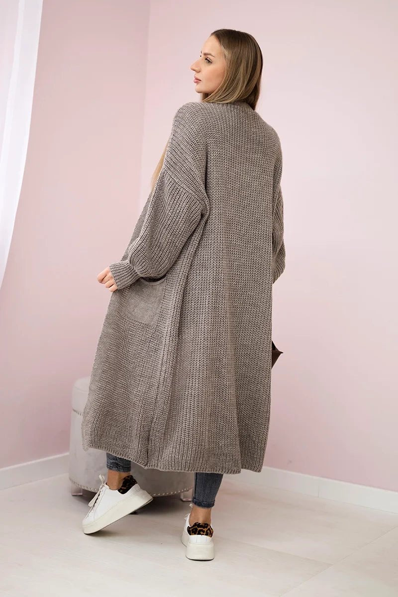 Long cardigan IT - 8 / – Fango цвет / color | Lexline Fashion