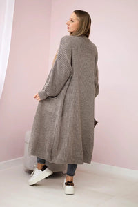 Long cardigan IT - 8 / – Fango цвет / color | Lexline Fashion