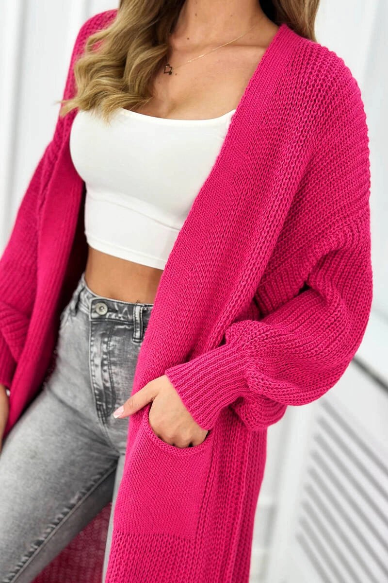 Long cardigan IT - 8 / – Fuchsia цвет / color | Lexline Fashion