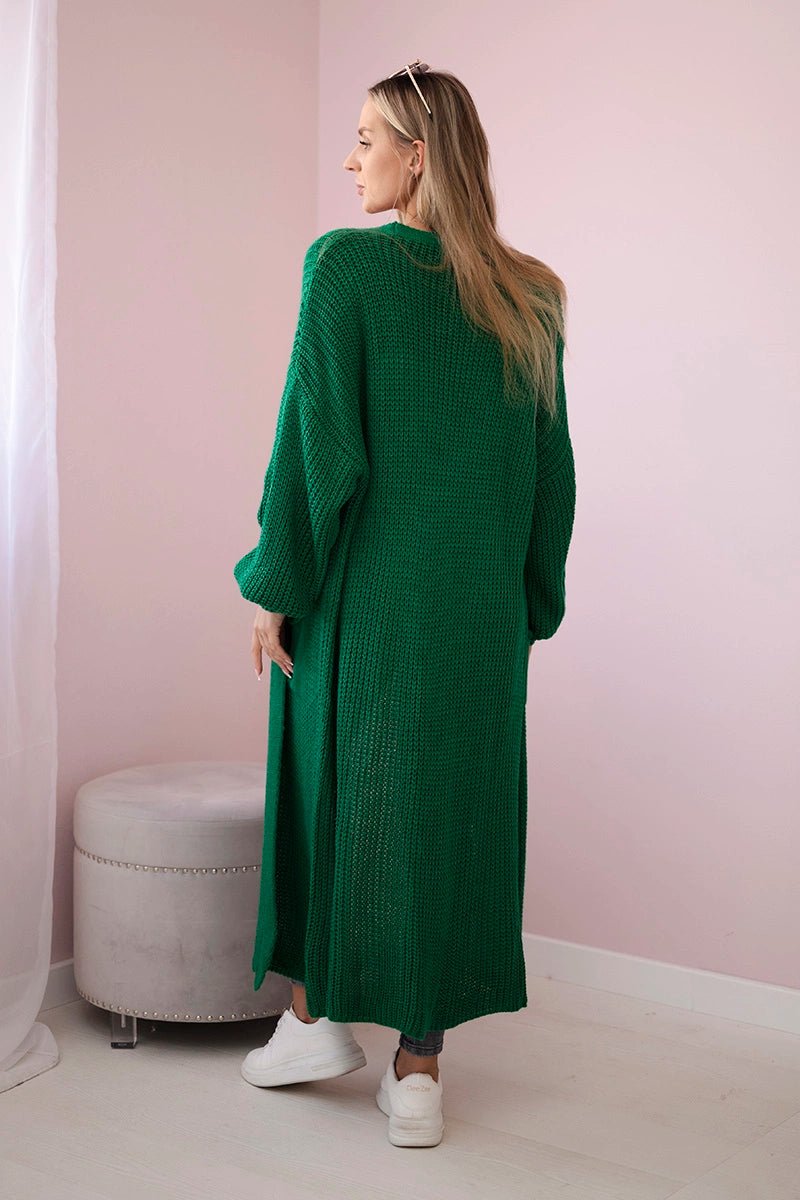 Long cardigan IT - 8 / – Green цвет / color | Lexline Fashion