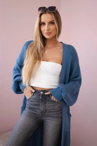 Long cardigan IT - 8 / – Jeans цвет / color | Lexline Fashion