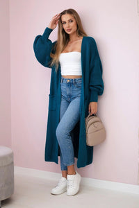 Long cardigan IT - 8 / – Marine цвет / color | Lexline Fashion
