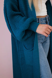 Long cardigan IT - 8 / – Marine цвет / color | Lexline Fashion