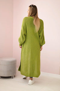 Long cardigan IT - 8 / – Olive цвет / color | Lexline Fashion