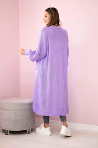 Long cardigan IT - 8 / – Purple || Light цвет / color | Lexline Fashion