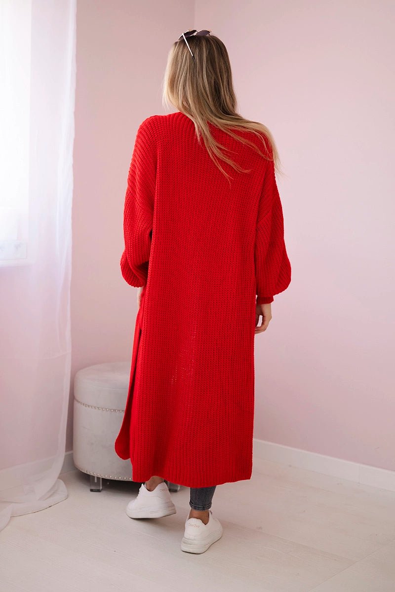 Long cardigan IT - 8 / – Red цвет / color | Lexline Fashion