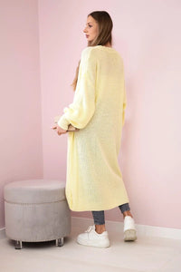 Long cardigan IT - 8 / – Yellow цвет / color | Lexline Fashion