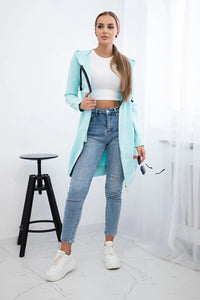 Long hoodie 8924 / – Mint цвет / color | Lexline Fashion