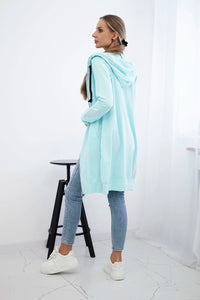 Long hoodie 8924 / – Mint цвет / color | Lexline Fashion