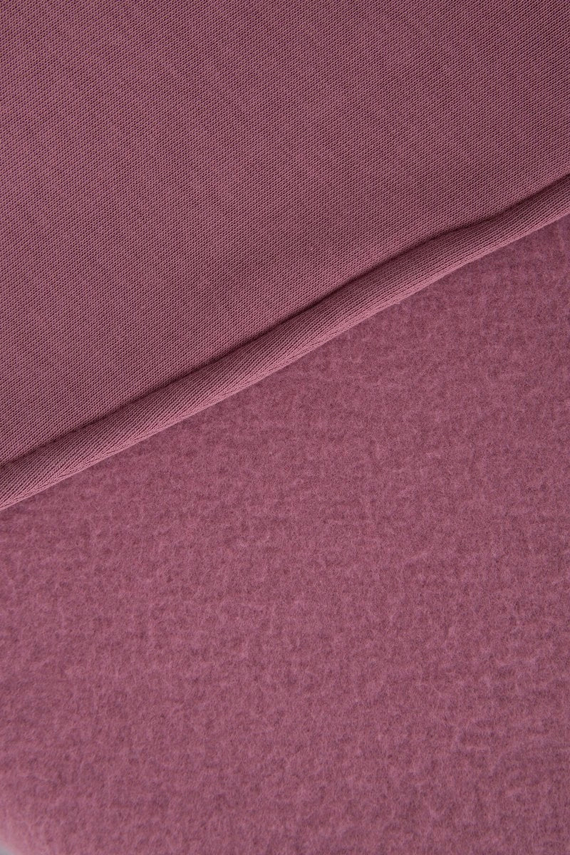 Long hoodie with zipper 9110 / – Pink || Dark цвет / color | Lexline Fashion