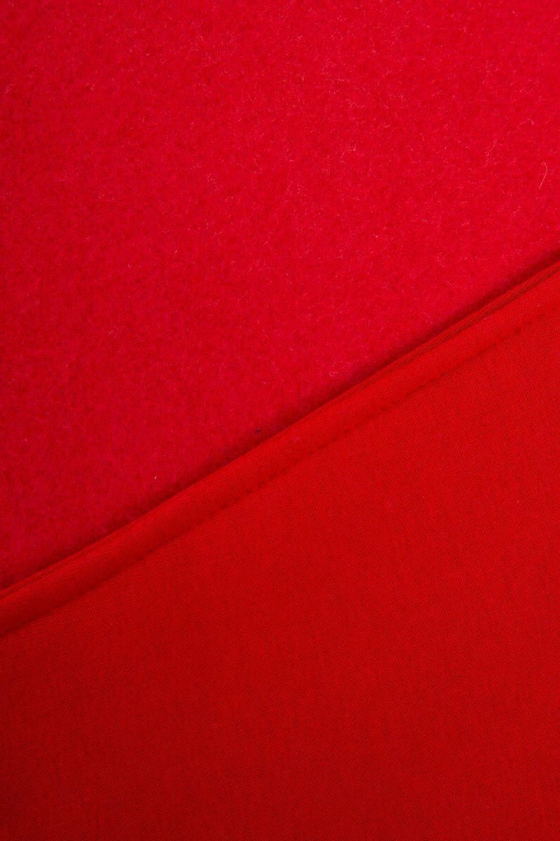 Long hoodie with zipper 9110 / – Red цвет / color | Lexline Fashion