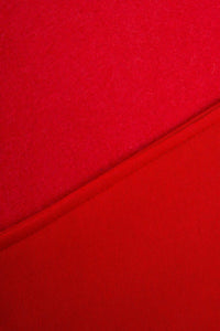 Long hoodie with zipper 9110 / – Red цвет / color | Lexline Fashion