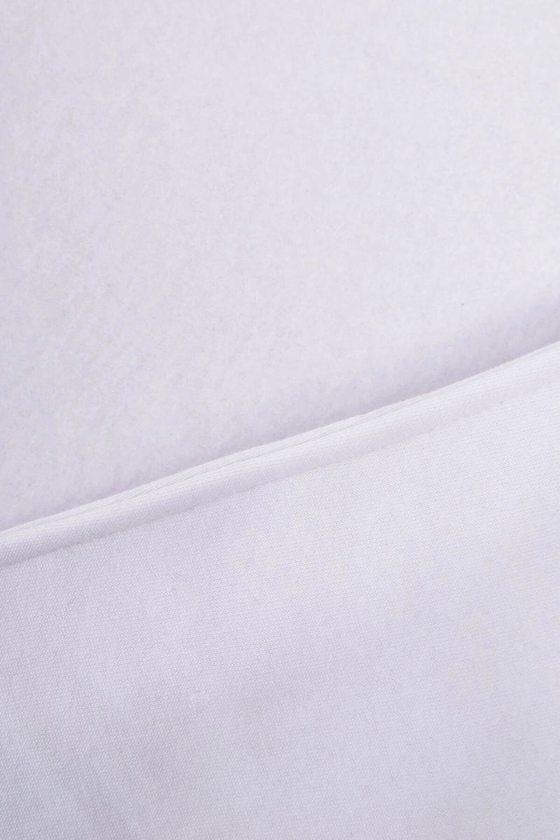 Long hoodie with zipper 9110 / – White цвет / color | Lexline Fashion