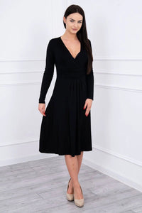 Long sleeve dress 8315 / – Black цвет / color | Lexline Fashion