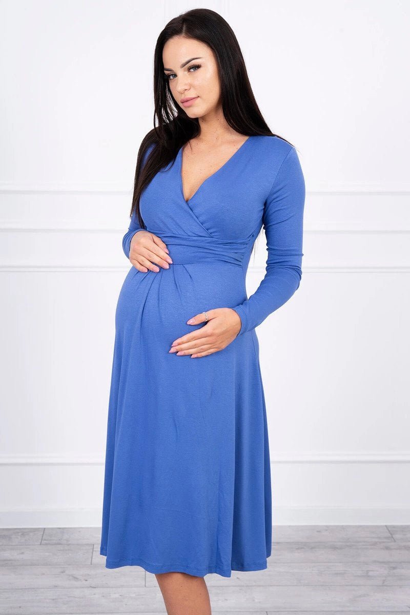 Long sleeve dress 8315 / – Jeans цвет / color | Lexline Fashion