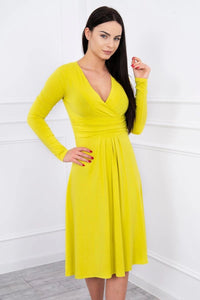 Long sleeve dress 8315 / – Kiwi цвет / color | Lexline Fashion