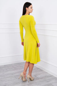 Long sleeve dress 8315 / – Kiwi цвет / color | Lexline Fashion