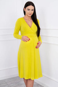 Long sleeve dress 8315 / – Kiwi цвет / color | Lexline Fashion