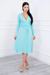 Long sleeve dress 8315 / – Mint цвет / color | Lexline Fashion