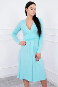Long sleeve dress 8315 / – Mint цвет / color | Lexline Fashion
