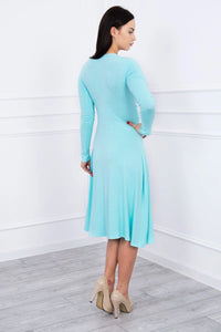 Long sleeve dress 8315 / – Mint цвет / color | Lexline Fashion