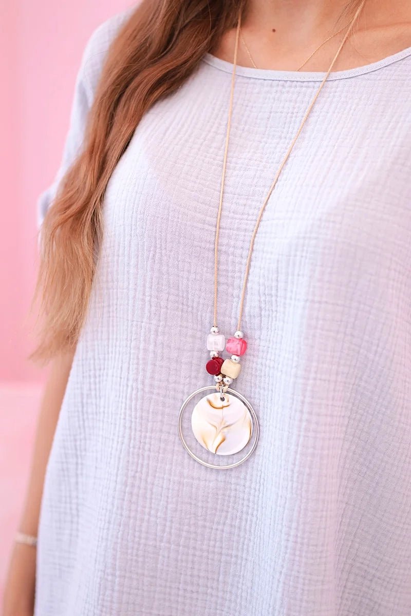 Muslin blouse with necklace IT - 68 / – Gray цвет / color | Lexline Fashion