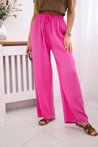 Muslin pants 3204 / – Pink цвет / color | Lexline Fashion
