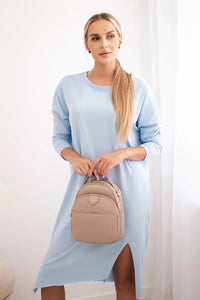 Oversize dress 9395 / – Blue цвет / color | Lexline Fashion