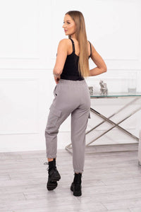 Pants cargo D4 / – Gray цвет / color | Lexline Fashion