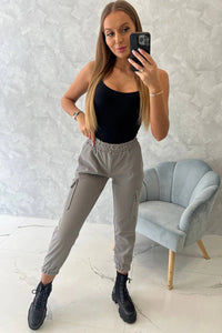 Pants cargo D4 / – Gray цвет / color | Lexline Fashion