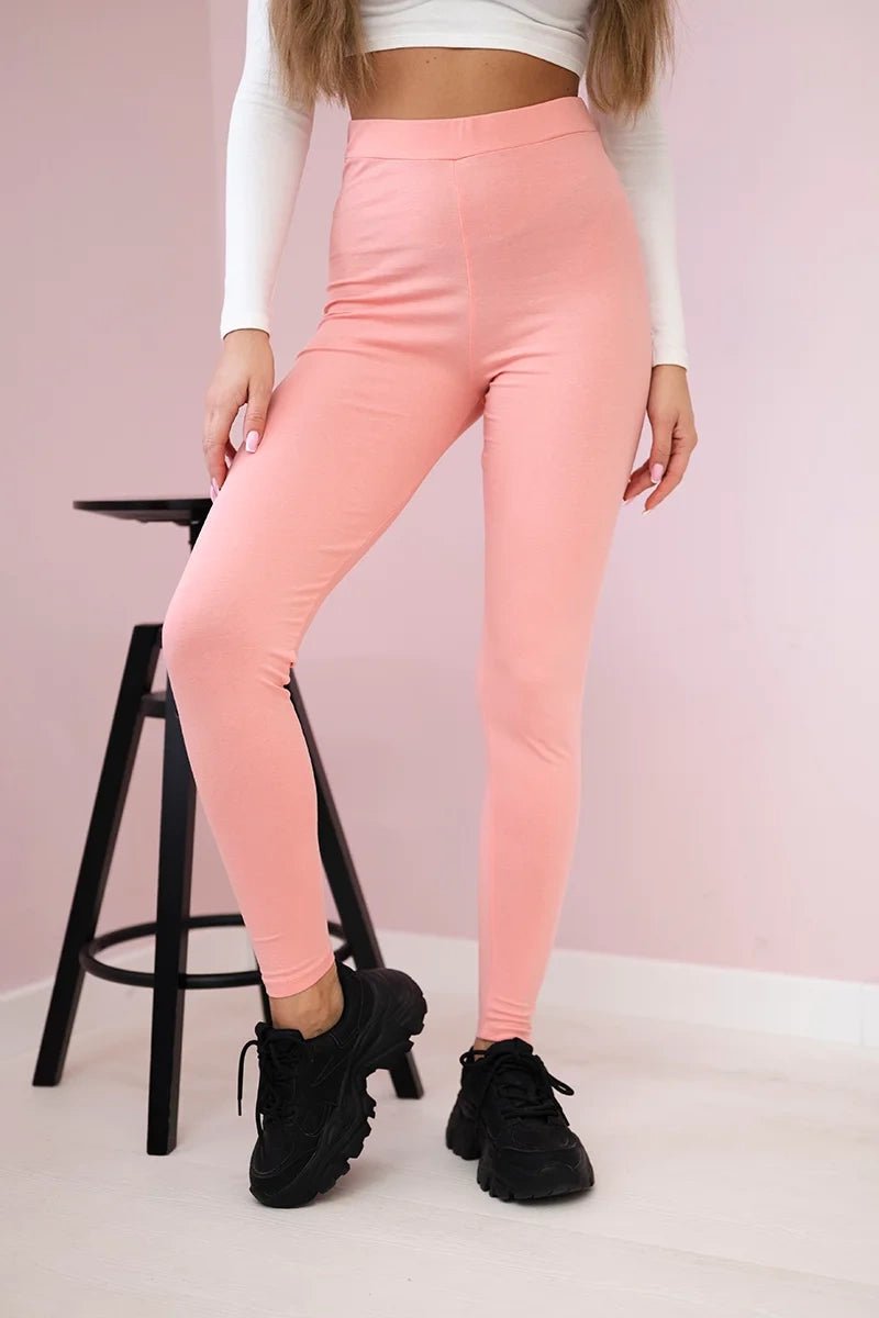 Pants leggings Brooklyn 8882 / – Apricot цвет / color | Lexline Fashion