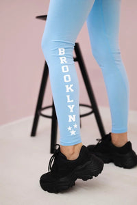 Pants leggings Brooklyn 8882 / – Blue цвет / color | Lexline Fashion