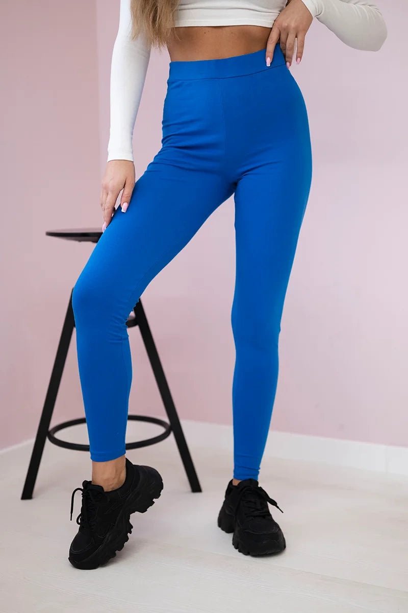 Pants leggings Brooklyn 8882 / – Blue cornflower цвет / color | Lexline Fashion