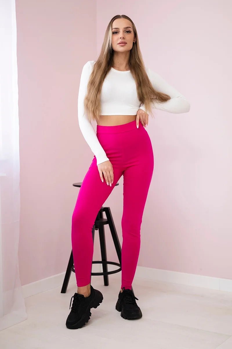 Pants leggings Brooklyn 8882 / – Fuchsia цвет / color | Lexline Fashion