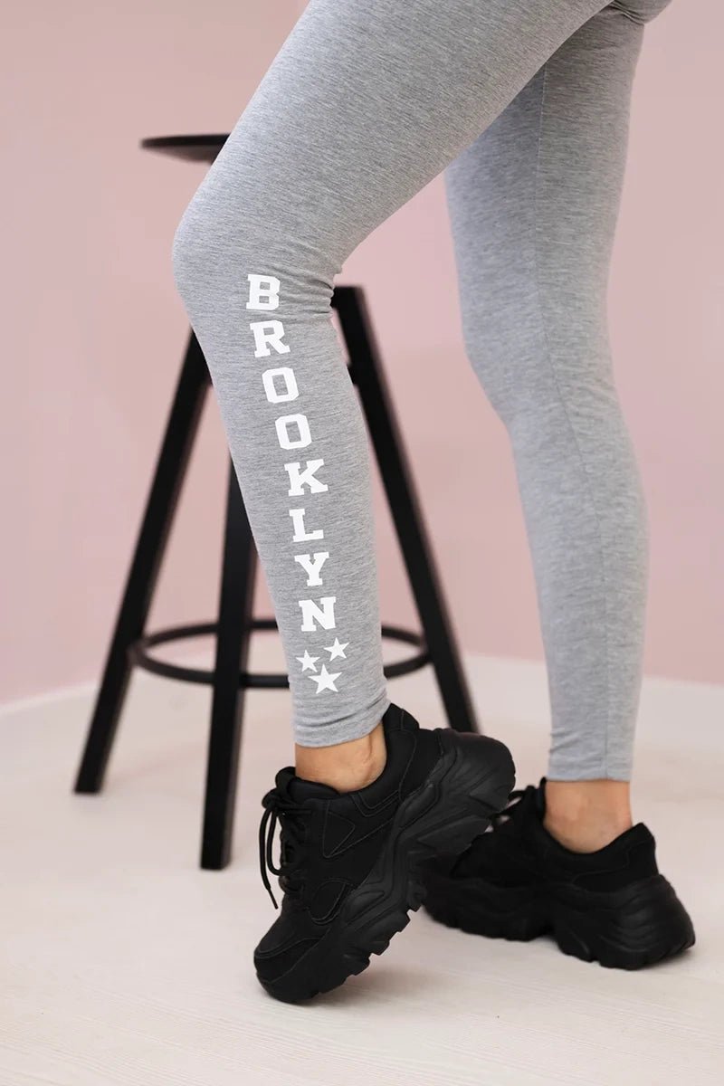 Pants leggings Brooklyn 8882 / – Gray цвет / color | Lexline Fashion