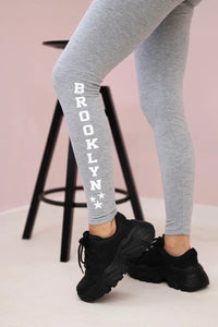 Pants leggings Brooklyn 8882 / – Gray цвет / color | Lexline Fashion