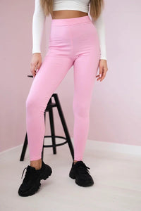 Pants leggings Brooklyn 8882 / – Pink || Light цвет / color | Lexline Fashion
