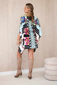 Poncho dress 9255 / – Mint цвет / color | Lexline Fashion