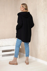 Punto Milano Hoodie 6722 / – Black цвет / color | Lexline Fashion