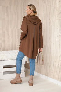Punto Milano Hoodie 6722 / – Brown цвет / color | Lexline Fashion
