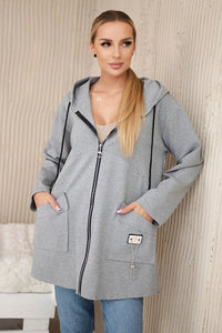 Punto Milano Hoodie 6722 / – Dark || green цвет / color | Lexline Fashion